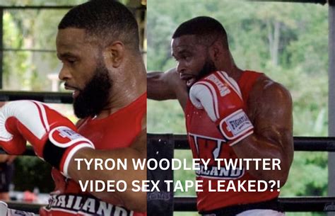 woodley sex tape|Tyron Woodley sex tape leak: fighter remains silent as he